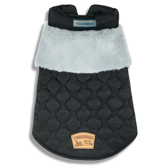 Touchdog 'Furrost-Bite' Fur & Fleece Dog Jacket