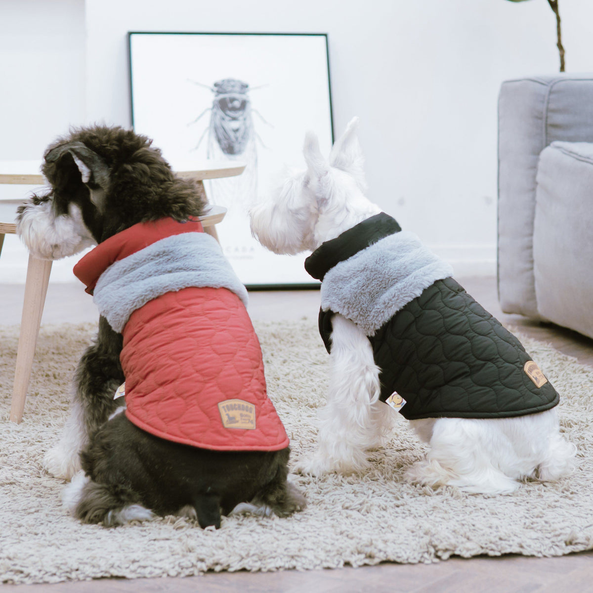 Touchdog 'Furrost-Bite' Fur & Fleece Dog Jacket