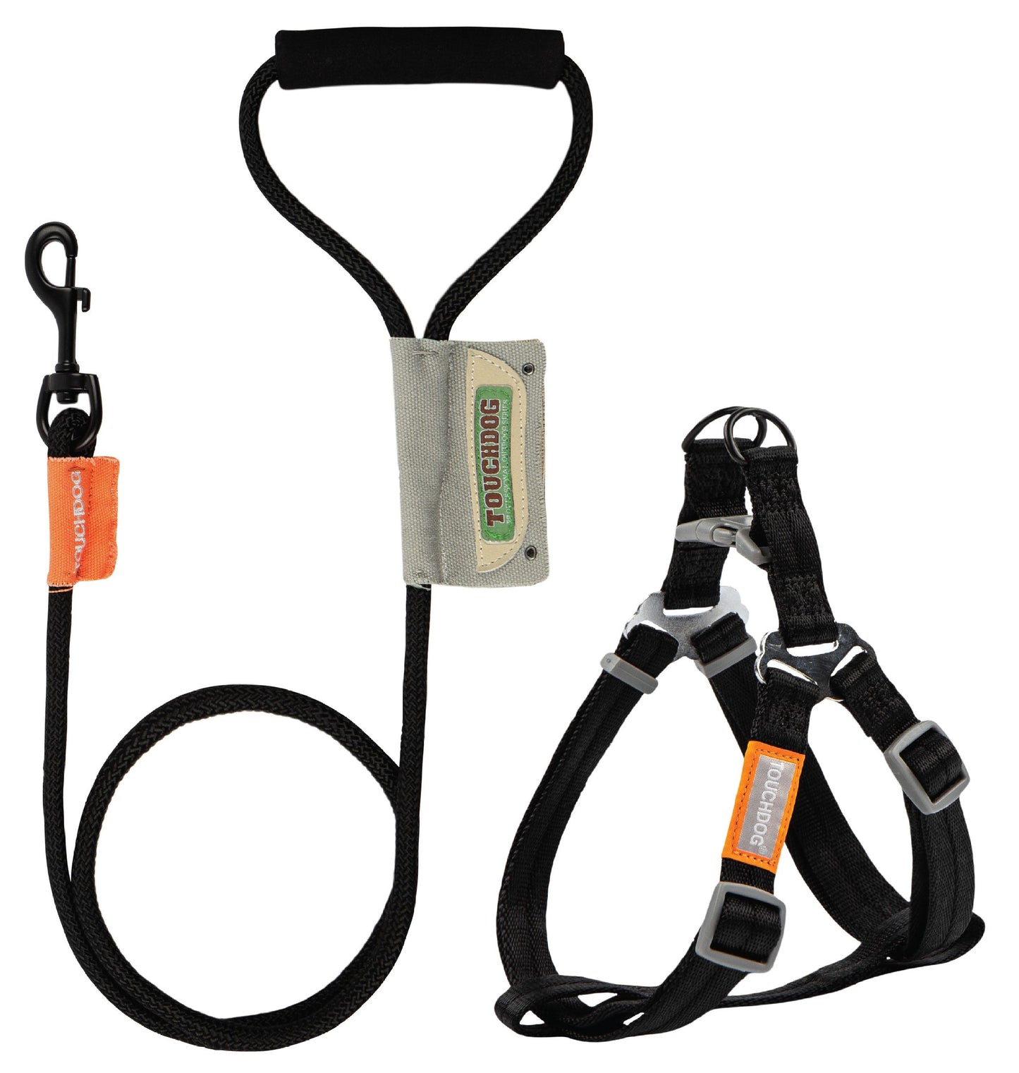 Touchdog ® 'Macaron' 2-in-1 Durable Nylon Dog Harness & Leash