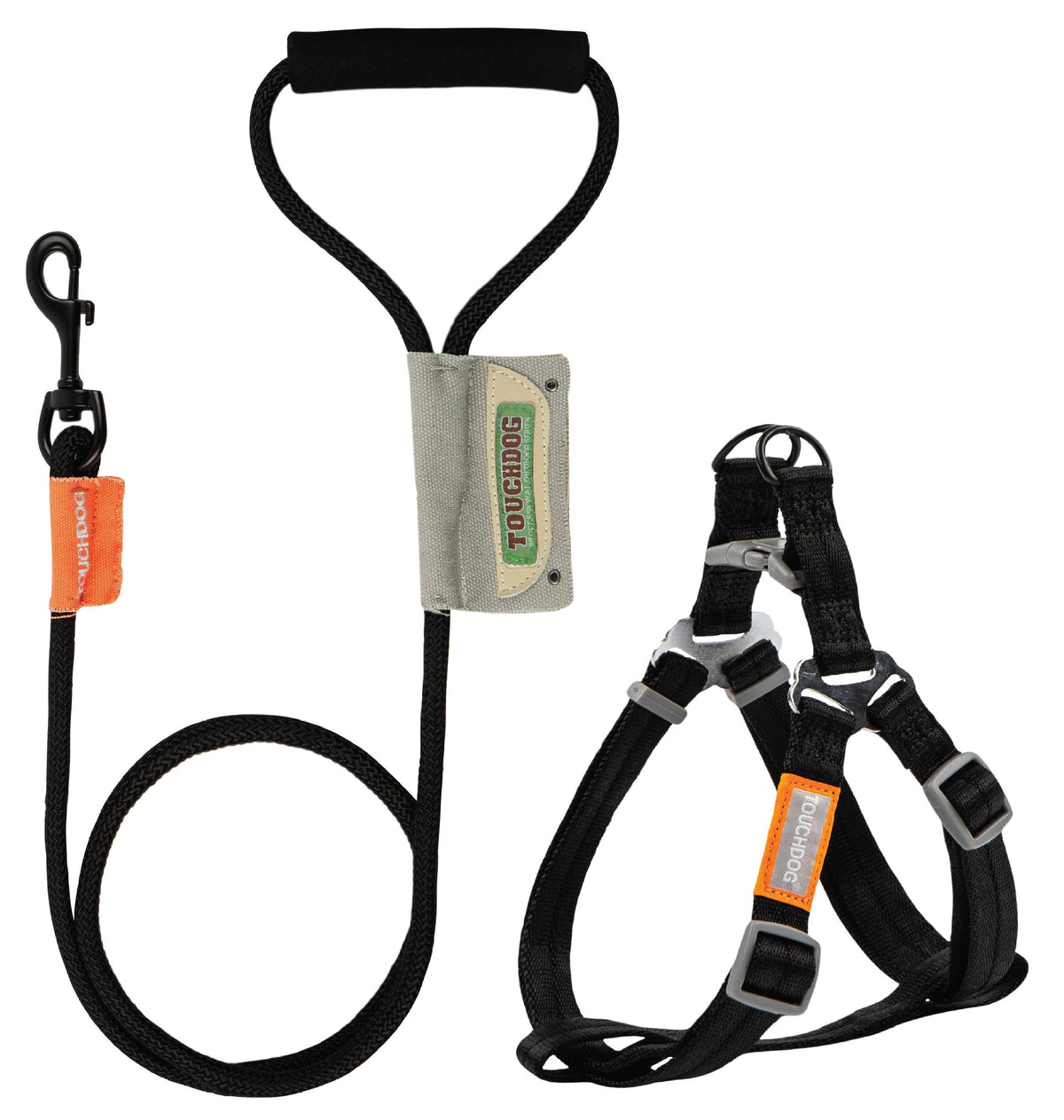 Touchdog ® 'Macaron' 2-in-1 Durable Nylon Dog Harness & Leash