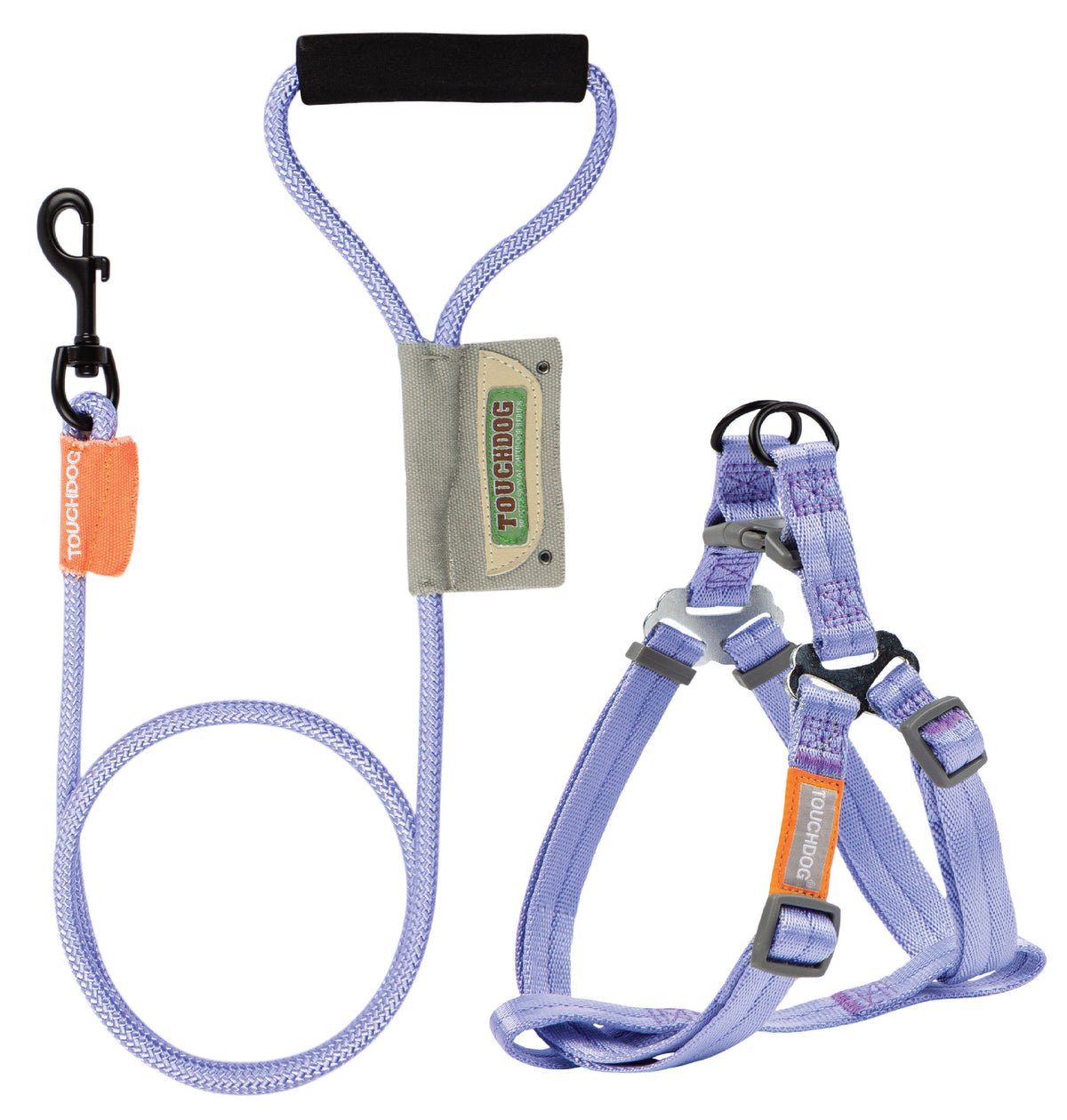 Touchdog ® 'Macaron' 2-in-1 Durable Nylon Dog Harness & Leash