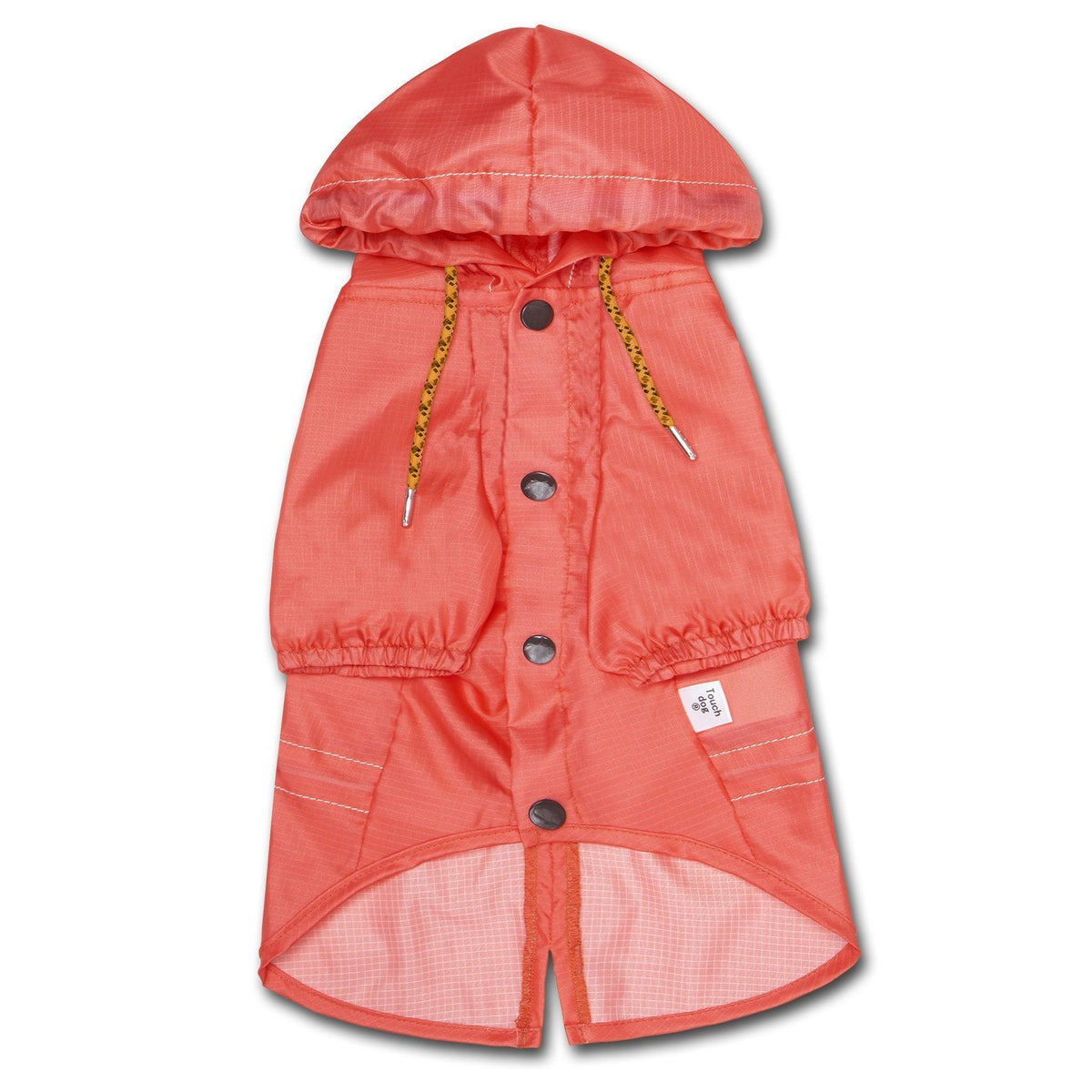 Touchdog Split-Vent Waterproof Dog Raincoat