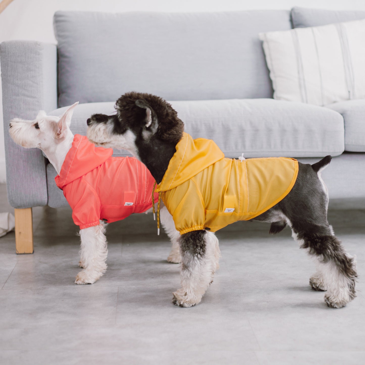 Touchdog Split-Vent Waterproof Dog Raincoat