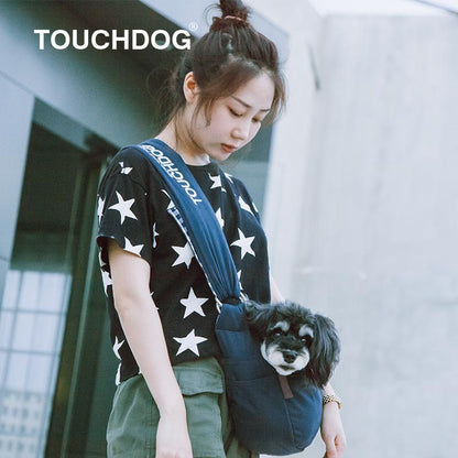 Touchdog 'Toga Bark' Over-The-Shoulder Hands-Free Pet Carrier