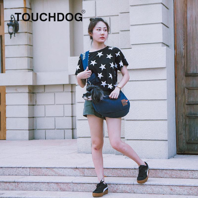 Touchdog 'Toga Bark' Over-The-Shoulder Hands-Free Pet Carrier