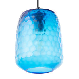 Tiffany-Style Lighting 7" Leah Retro Handblown Glass Globe Shade Pendant