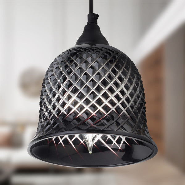 Tiffany-Style Lighting 7" Blair Handblown Glass Bell Shade Pendant