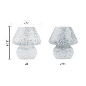 Tiffany-Style Lighting 8.75" Celeste Mushroom Accent Lamp