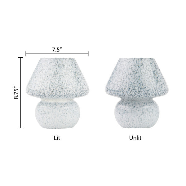 Tiffany-Style Lighting 8.75" Celeste Mushroom Accent Lamp