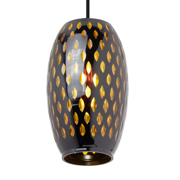 Tiffany-Style Lighting 6" Mira Glam Glass Globe Shade Pendant