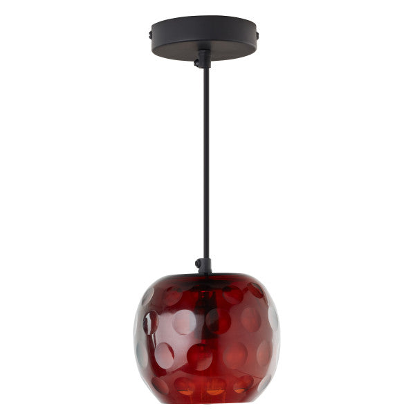 Tiffany Style Lighting 6" Hilary Retro Handblown Glass Globe Shade Pendant