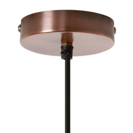 Tiffany-Style Lighting 9" Bettany Bohemian Clear Globe Shade Pendant Light