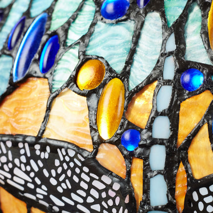 Tiffany-Style Lighting 35" Dragonfly Stained Glass Table Lamp