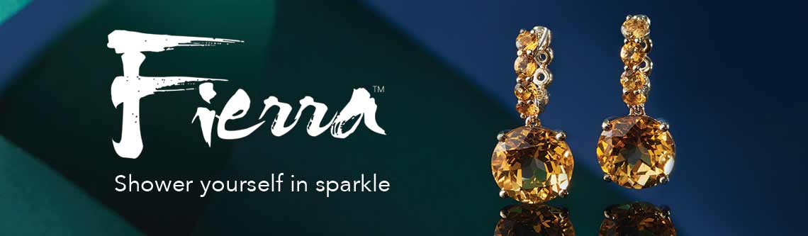 FIERRA  Shower yourself in sparkle  at Shophq - 175-051 Fierra™ 14K Gold Choice of Gemstone Hinged Drop Earrings