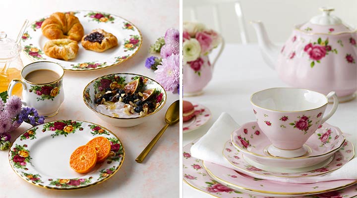 For those who appreciate fine English style, Royal Albert and Royal Doulton offer heirloom quality china and collectibles that add warmth and elegance to any tabletop or display.