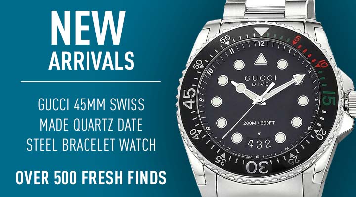 911-002 Gucci 45mm Swiss Made Quartz Date Steel Bracelet Watch (YA136221)