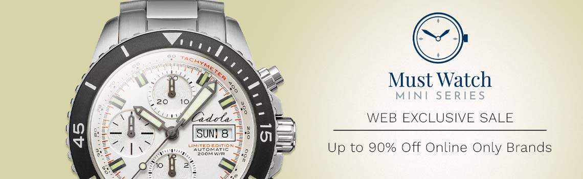 913-395 Cadola 43mm Aegir Ltd Edi Automatic Chrono Day & Date Steel Watch