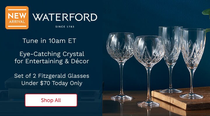 506-732 Waterford Crystal Choice of Set of 2 Fitzgerald Glasses
