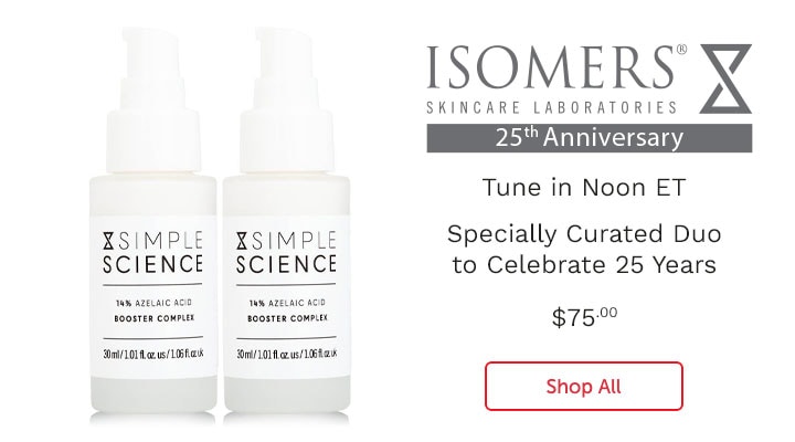 322-729 ISOMERS Skincare Simple Science 14% Azelaic Acid Booster Duo