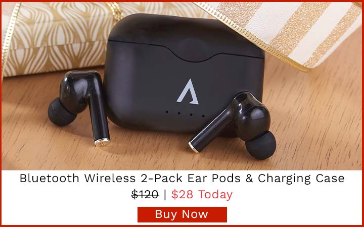 510-409 Bluetooth Wireless 2-Pack Ear Pods & Charging Case