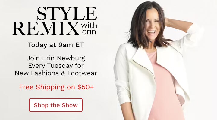 Join Erin Newburg Every Tuesday for New Fashions & Footwear - New Arrivals Starting Under $20