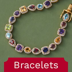 202-947 Jewels by Jorge Pérez Choice of Multi Gem or White Quartz Bracelet