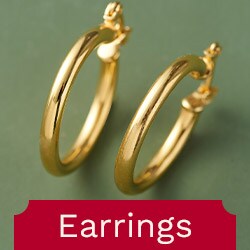 192-720 MAYAMAR Choice of Size Polished Hoop Earrings