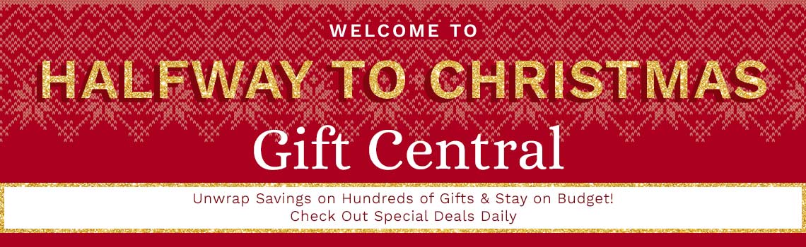 Welcome to Halfway to Christmas Gift Central