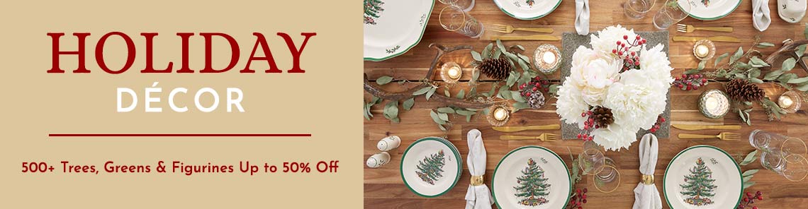 Holiday Décor | 500+ Trees, Greens & Figurines Up to 50% Off