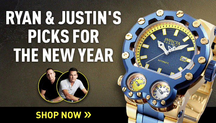 Ryan & Justin's Picks For the New Year | Invicta Reserve Bolt Zeus Magnum Tria Auto Tritium Watch w 15DC