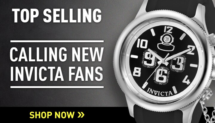Calling All   New Invicta Fans | 914-393 Invicta 52mm Diver Quinotaur Quartz Chronograph Strap Watch