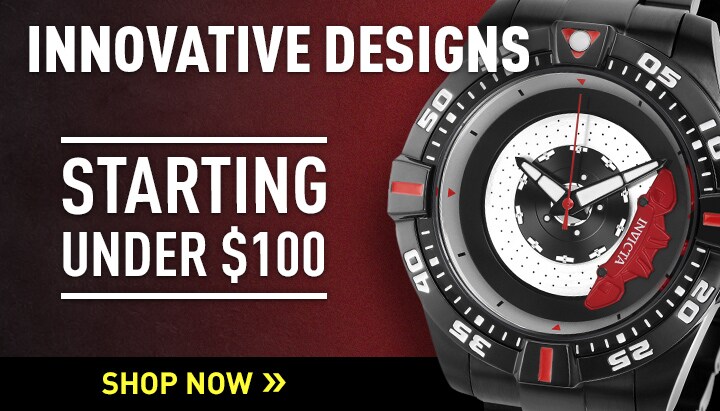 Innovative Designs  Starting Under $100 | 692-095 Invicta S1 Rally Caliper 51mm Automatic Stainless Bracelet Watch