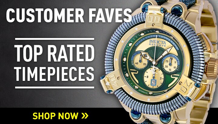 Customer Favorites  TOP RATED TIMEPIECES  Ft. 911-301
