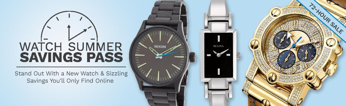 Watch Summer Savings | Stand Out With a New Watch & Sizzling Savings You'll Only Find Online