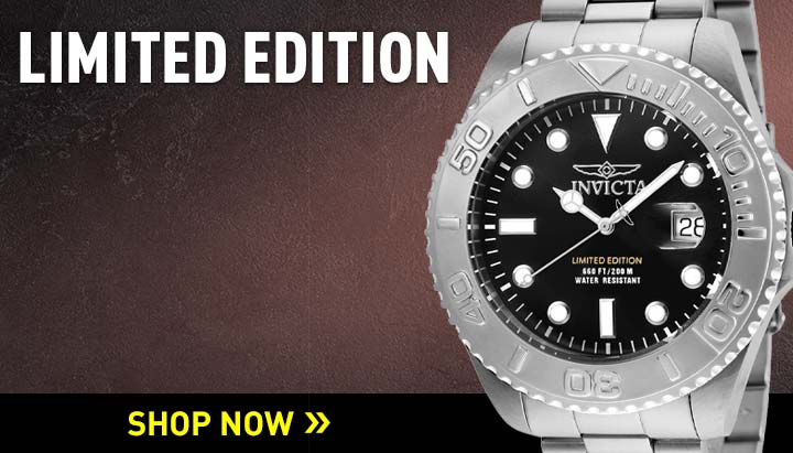 651-783 Invicta Men's 47mm Pro Diver Quartz Limited Edition Silver-tone Stainless Steel Bracelet Watch