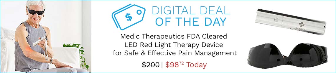 005-715 Medic Therapeutics FDA Cleared LED Red Light Therapy Device wBag