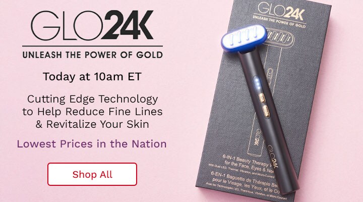 323-474 GLO24K 6-in-1 Beauty Therapy Wand for Face, Eyes & Neck