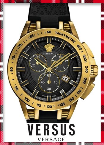 916-944 Versace 45mm Sport Tech Swiss Made Quartz Chronograph Strap Watch