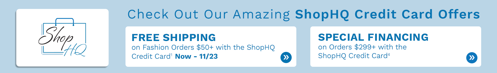 Check Out Our Amazing ShopHQ Credit Card Offers
