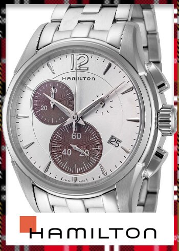 924-672 Hamilton Jazzmaster 42mm Swiss Made Quartz Chronograph Watch