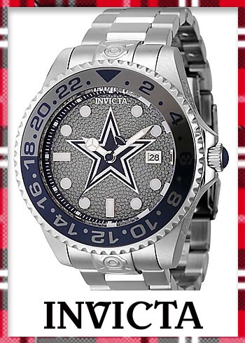 921-729 Invicta NFL Grand Diver 47mm Automatic Bracelet Watch