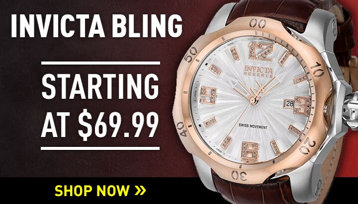 Invicta Bling Starting at $69.99 | Ft. 911-319