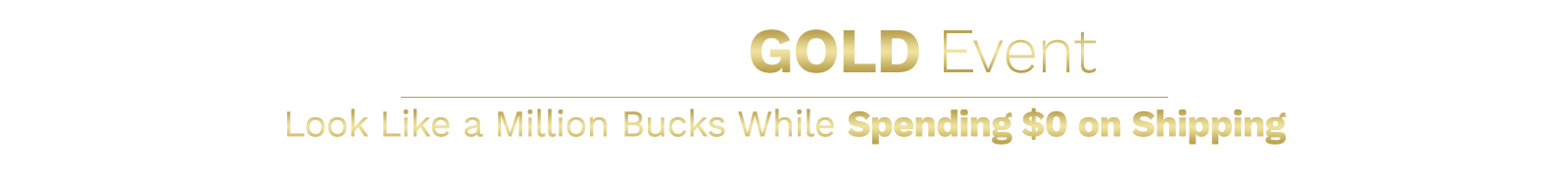 Gold Jewelry Sale